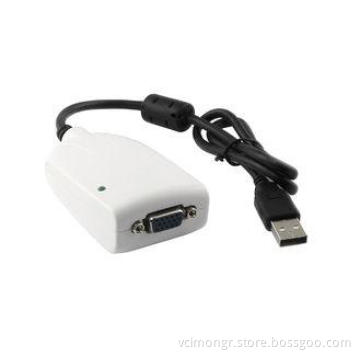 Linux  USB to VGA Converter High definition USB2.0 to VGA /